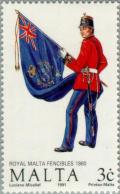 Colnect-131-057-Officer-with-colour-Royal-Malta-Fencibles-1860.jpg