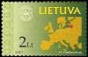 Colnect-3760-687-Map-of-Europe-with-point-of-Lithuania.jpg