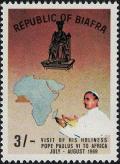 Colnect-5441-254-St-Peter--Pope-Paul-VI-and-map-of-Africa.jpg