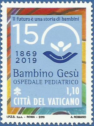 Colnect-5684-941-150th-Anniversary-of-Pediatric-Hospital-Bambino-Gesu-Rome.jpg