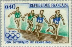 Colnect-144-630-Mexico-Olympics-games-in-1968-4x100m.jpg
