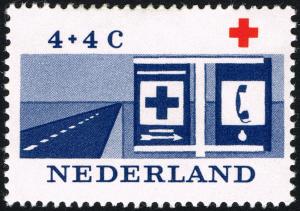Colnect-2192-893-Road-with-red-cross-and-alarm-signs.jpg