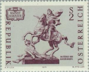 Colnect-136-765-Rider-statue-emperor-Josef-I-by-Matthias-Steinle.jpg