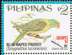 Colnect-1629-263-Blue-naped-Parrot-Tanygnathus-lucionensis.jpg