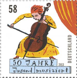 Colnect-1593-134-50-years-of-Jugend-musiziert.jpg