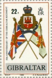 Colnect-120-550-50th-Anniversary-of-the-Gibraltar-Regiment.jpg