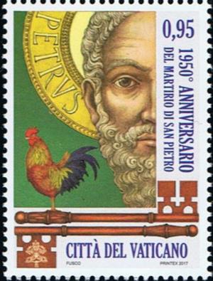Colnect-4149-851-1950th-anniversary-of-the-Martyrdom-of-St-Peter.jpg