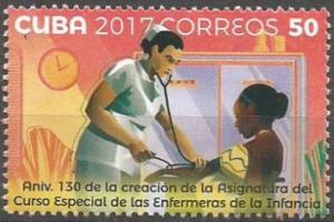 Colnect-4411-711-130th-Anniversary-Of-Midwife-Training-in-Cuba.jpg