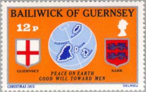 Colnect-125-656-Globe-Guernsey-Flag--amp--Sark-Shield.jpg