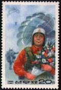Colnect-2198-454-Parachutist-with-bouquet-of-flower.jpg