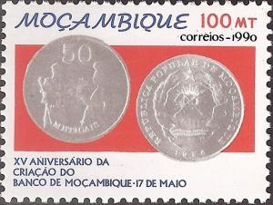 Colnect-1122-347-X-Anniversary-of-the-Establishment-of-the-Bank-of-Mozambique.jpg