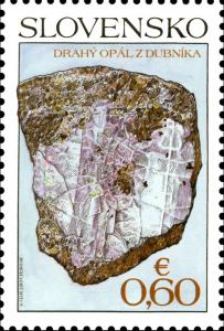 Colnect-1903-128-Slovak-Minerals---Precious-Opal-from-Dubnik.jpg