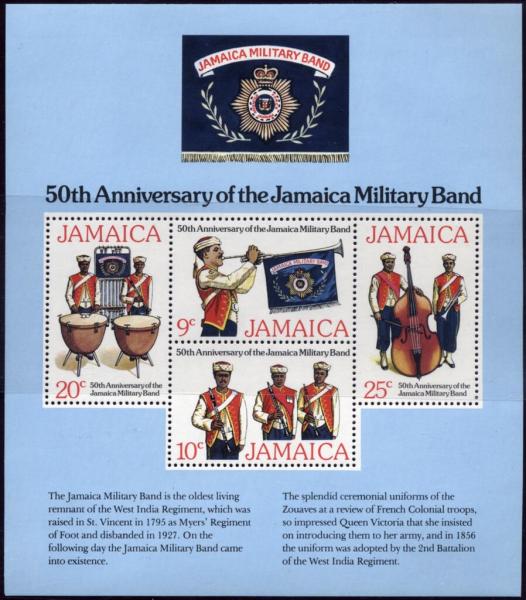 Colnect-5941-784-50-years-Jamaica-Military-Band.jpg