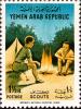 Colnect-2324-457-Scouts-around-the-campfire.jpg