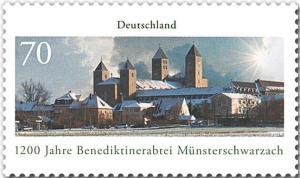 Colnect-3465-563-1200-years-Muensterschwarzach-Benedictine-abbey.jpg