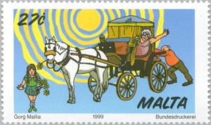 Colnect-131-340-Couple-with-horse-drawn-carriage.jpg