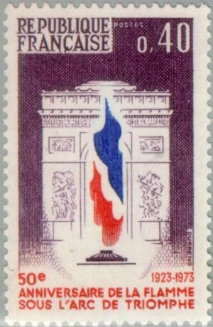 Colnect-144-878-50th-anniversary-of-the-flame-under-the-Arc-de-Triomphe.jpg