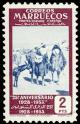 Colnect-1635-884-25Th-anniversary-of-the-first-Moroccan-stampHighlanders.jpg
