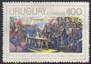 Colnect-1718-961-Gral-Artigas-signs-trade-agreement-with-Great-Britain.jpg