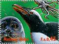 Colnect-138-628-Harbour-Seal-Phoca-vitulina-Gentoo-Pinguin-Pygoscelis-pa.jpg