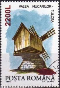 Colnect-757-025-Windmill-in-Nucarilor-Tulcea---Surcharged.jpg