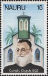 Colnect-5896-198-Catholic-Church-at-Yaren-Father-Kayser.jpg