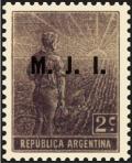 Colnect-2199-213-Agriculture-stamp-ovpt-%E2%80%9CMJI%E2%80%9D.jpg