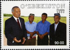 Colnect-2431-215-Islam-Karimov-with-the-Cotton-Collectors.jpg