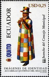 Colnect-2194-442-Ecuadorian-Identity---Watercolour-of-19th-Century-Quito-wome.jpg