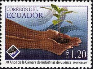 Colnect-1250-334-70th-Anniversary-of-Cuenca-Chamber-of-Industry.jpg