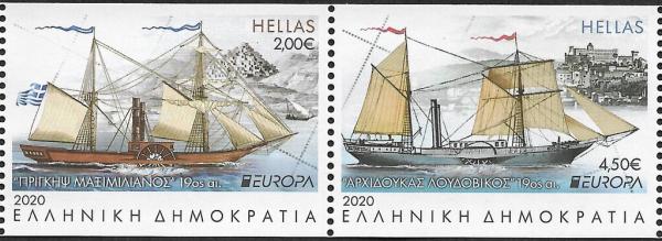Colnect-6795-082-Europa-CEPT-2020---Ancient-Postal-Routes-ex-booklet.jpg