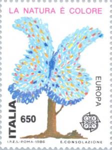 Colnect-176-514-Europa---Butterfly-shaped-tree.jpg
