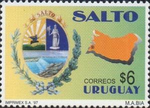 Colnect-1191-026-Map-and-coat-of-arms-of-Salto.jpg