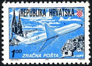 Colnect-2060-757-Zagreb---Dubrovnik-Airmail-Route.jpg