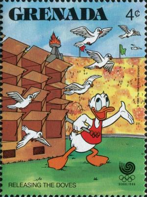 Colnect-5703-561-Donald-Duck-releasing-doves.jpg