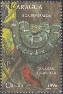 Colnect-4770-491-Boa-esmeralda-Tanagra-escarlata-emerald-boa-scarlet-tanag.jpg