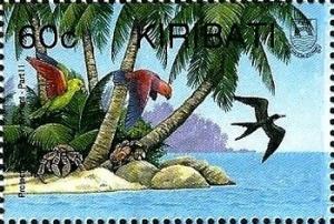 Colnect-2545-310-Eclectus-Parrot-Great-Frigatebird-Coconut-Crab.jpg