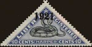 Colnect-5267-168-Gaboon-Viper-Bitis-gabonica-Harper---Overprint-1921.jpg