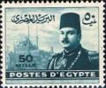 Colnect-1281-959-King-Farouk-in-front-of-Cairo-Citadel.jpg