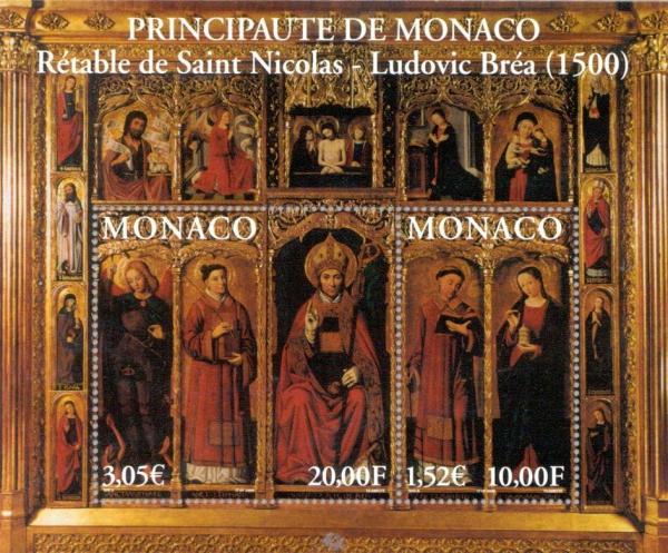 Colnect-150-095-Altartriptych-in-the-Monaco-Cathedral-by-Ludovic-Br%C3%A9a.jpg