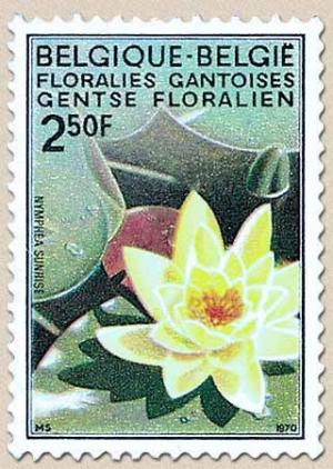 Colnect-753-732-Floralia-of-Ghent-IV---Nymphea-Sunrise---Stamp-from-Booklet.jpg