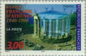 Colnect-146-434-French-School-of-Athens-1846-1996-Delphi.jpg