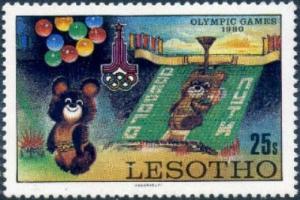 Colnect-2907-669-Opening-Ceromony-and-Olympic-Mascot--ldquo-Misha-rdquo-.jpg