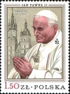 Colnect-1995-434-Pope-John-Paul-II-Cracow-Cathedral.jpg