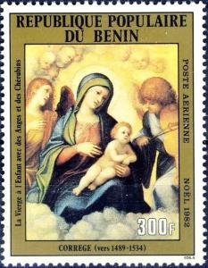 Colnect-3750-474--quot-Virgin-and-Child-quot--with-Angels-and-cherubins-quot---Corr%C4%8Dge.jpg