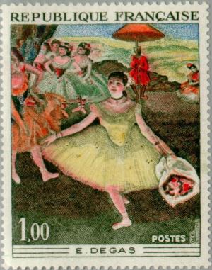 Colnect-144-725-Edgar-Degas-1834-1917--Dancer-with-a-Bouquet-saluting-on.jpg
