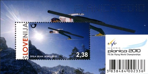 Colnect-718-037-Planica-2010---Ski-Jumper-in-Flight.jpg