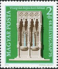 Colnect-667-169-48th-Stamp-Day---Gothic-wall-fountain.jpg