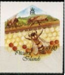 Colnect-3979-813-Bees-in-honeycomb.jpg