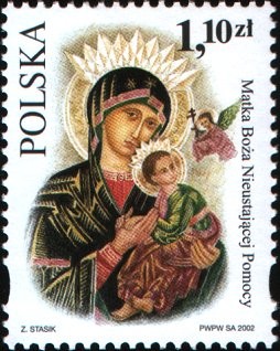 Colnect-1987-024-Holy-lady-of-Incessant-Assistance-Jaworzno.jpg